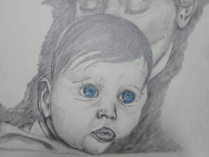 Pencil Drawing Child